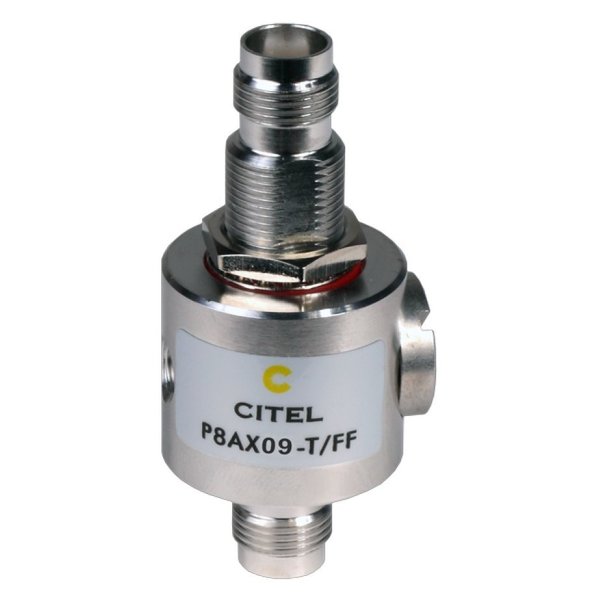 Citel Outdoor RF Protector, Dc-3.5 Ghz, Dc Pass, 25W, Imax 20Ka, Female-Female Tnc Connector P8AX09-T/FF